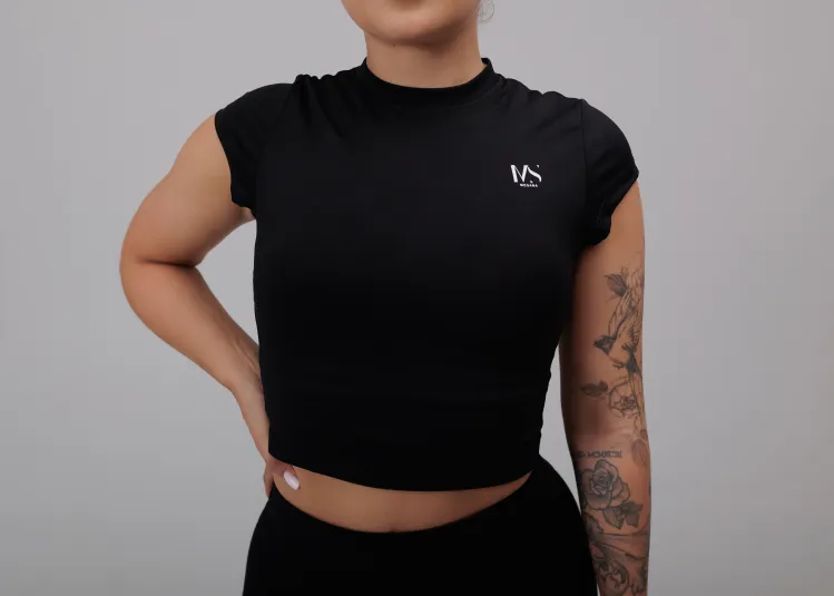 T-shirt Lady Black